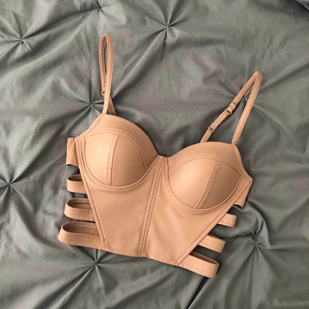 Pink crop top